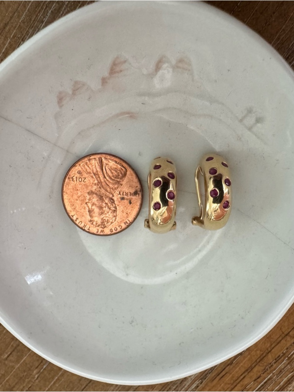 14K Clip-on Earrings - Picture 4 of 4